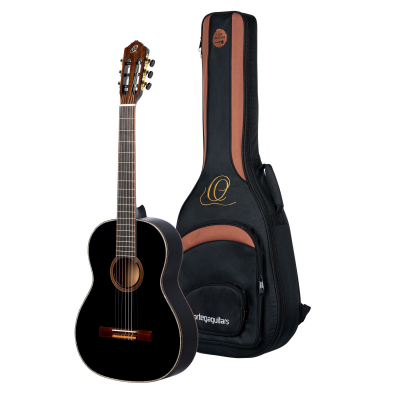 R221BK-L i gruppen Gitarr / Nylonstrngad Gitarr / Ortega / Lefthand hos Crafton Musik AB (332116053349)