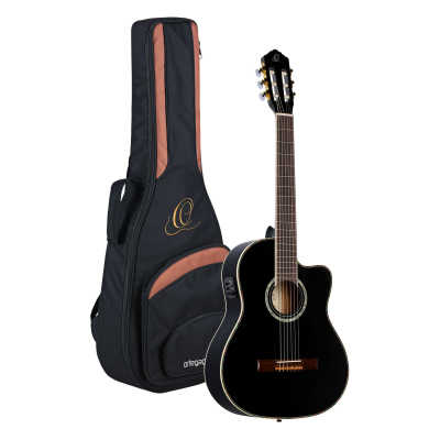 RCE141BK i gruppen Gitarr / Nylonstrngad Gitarr / Ortega / Med Pickup hos Crafton Musik AB (332122053249)