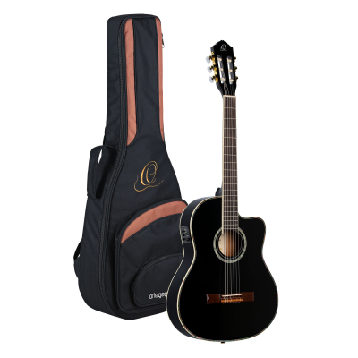 RCE145BK i gruppen Gitarr / Nylonstrngad Gitarr / Ortega / Med Pickup hos Crafton Musik AB (332124053249)