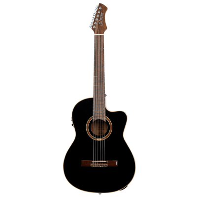 RCE238SN-BKT i gruppen Gitarr / Nylonstrngad Gitarr / Ortega / Med Pickup hos Crafton Musik AB (332155013349)