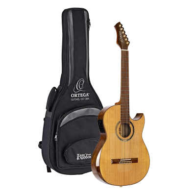 FLAMETAL-TWO i gruppen Gitarr / Nylonstrngad Gitarr / Ortega / Med Pickup hos Crafton Musik AB (332197353249)