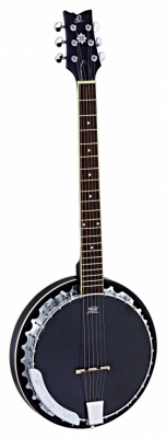 OBJE350/6-SBK i gruppen Folkinstrument / Banjo / Ortega / Med Pickup hos Crafton Musik AB (332340303249)