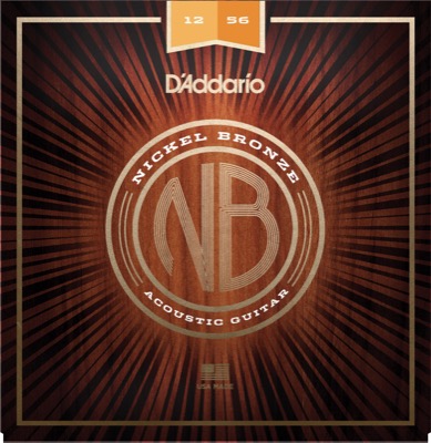 NB1256 i gruppen Strngar / Gitarrstrngar / D'Addario / Acoustic Guitar / Nickel Bronze hos Crafton Musik AB (370205087050)
