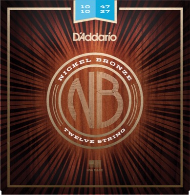 NB1047-12 i gruppen Strngar / Gitarrstrngar / D'Addario / Acoustic Guitar / Nickel Bronze hos Crafton Musik AB (370205207050)
