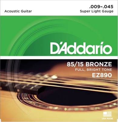 EZ890 i gruppen Strngar / Gitarrstrngar / D'Addario / Acoustic Guitar / 80/15 Great American hos Crafton Musik AB (370210007050)