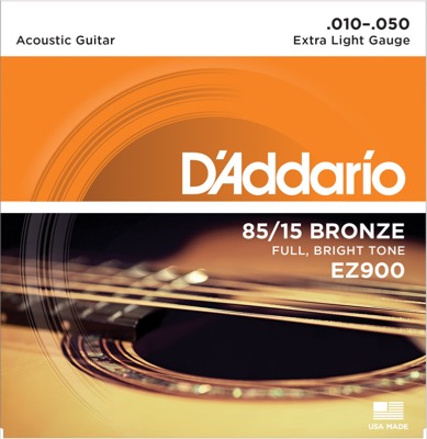 EZ900 i gruppen Strngar / Gitarrstrngar / D'Addario / Acoustic Guitar / 80/15 Great American hos Crafton Musik AB (370210807050)