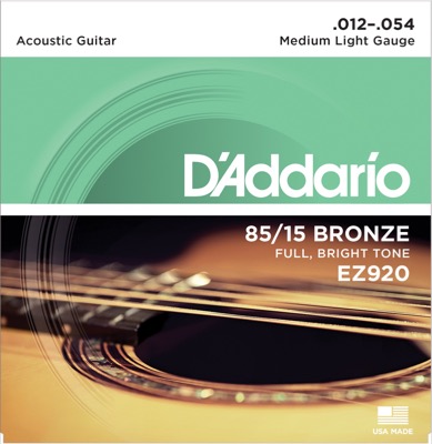 EZ920 i gruppen Strngar / Gitarrstrngar / D'Addario / Acoustic Guitar / 80/15 Great American hos Crafton Musik AB (370212807050)