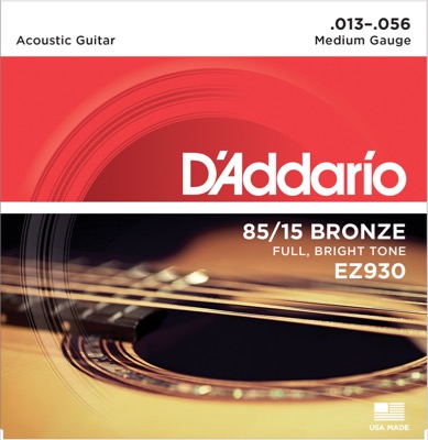 EZ930 i gruppen Strngar / Gitarrstrngar / D'Addario / Acoustic Guitar / 80/15 Great American hos Crafton Musik AB (370213807050)