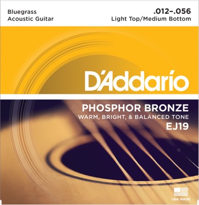 EJ19 i gruppen Strngar / Gitarrstrngar / D'Addario / Acoustic Guitar / Phosphor Bronze hos Crafton Musik AB (370255807050)