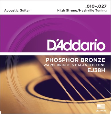 EJ38H i gruppen Strngar / Gitarrstrngar / D'Addario / Acoustic Guitar / Phosphor Bronze hos Crafton Musik AB (370260007050)