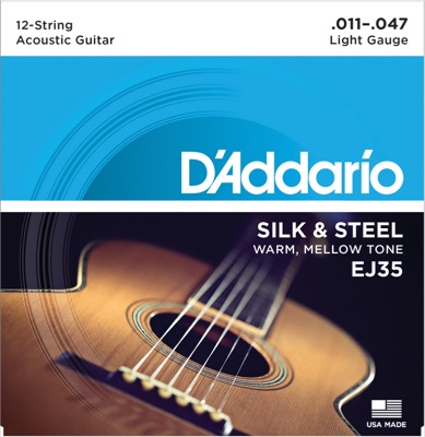 EJ35 i gruppen Strngar / Gitarrstrngar / D'Addario / Acoustic Guitar / Silk & Steel hos Crafton Musik AB (370263007050)