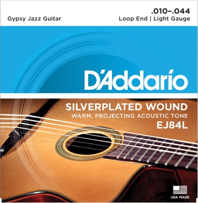 EJ84L i gruppen Strngar / Gitarrstrngar / D'Addario / Acoustic Guitar / Gypsy Jazz hos Crafton Musik AB (370264607050)