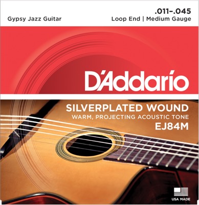 EJ84M i gruppen Strngar / Gitarrstrngar / D'Addario / Acoustic Guitar / Gypsy Jazz hos Crafton Musik AB (370264657050)