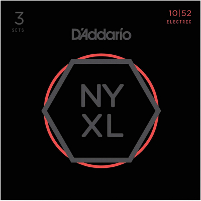 NYXL1052-3P i gruppen Strngar / Gitarrstrngar / D'Addario / Electric Guitar / Multipack hos Crafton Musik AB (370301037150)