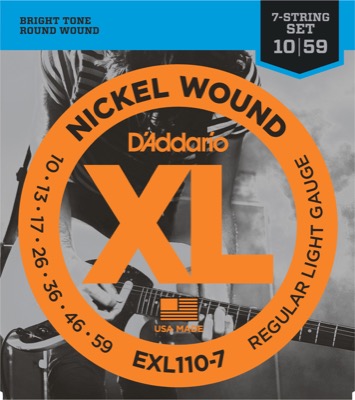 EXL110-7 i gruppen Strngar / Gitarrstrngar / D'Addario / Electric Guitar / EXL-Round Nickel Wound hos Crafton Musik AB (370310877050)
