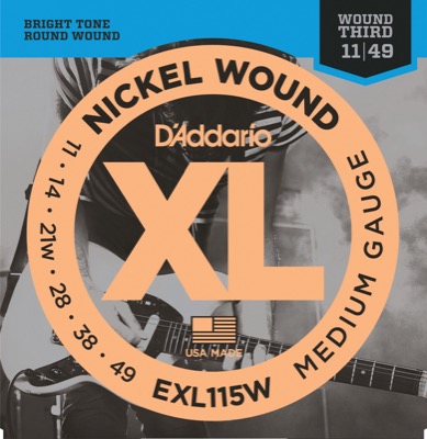 EXL115W i gruppen Strngar / Gitarrstrngar / D'Addario / Electric Guitar / EXL-Round Nickel Wound hos Crafton Musik AB (370313807050)