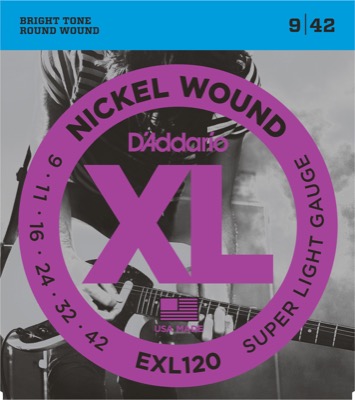 EXL120 i gruppen Strngar / Gitarrstrngar / D'Addario / Electric Guitar / EXL-Round Nickel Wound hos Crafton Musik AB (370314807050)