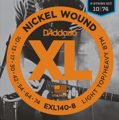 EXL140-8 i gruppen Strngar / Gitarrstrngar / D'Addario / Electric Guitar / EXL-Round Nickel Wound hos Crafton Musik AB (370319857050)