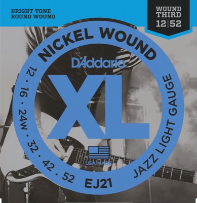 EJ21 i gruppen Strngar / Gitarrstrngar / D'Addario / Electric Guitar / EXL-Round Nickel Wound hos Crafton Musik AB (370321807050)