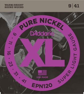 EPN120 i gruppen Strngar / Gitarrstrngar / D'Addario / Electric Guitar / XL-Pure Nick. Round Wound hos Crafton Musik AB (370338207050)