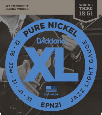 EPN21 i gruppen Strngar / Gitarrstrngar / D'Addario / Electric Guitar / XL-Pure Nick. Round Wound hos Crafton Musik AB (370338257050)