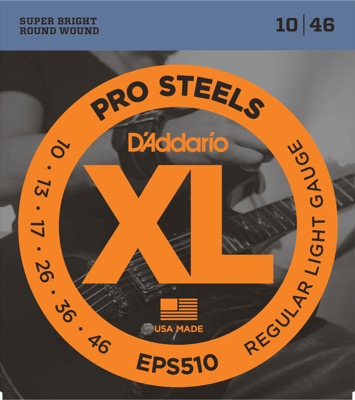 EPS510 i gruppen Strngar / Gitarrstrngar / D'Addario / Electric Guitar / XL-ProSteels Round Wound hos Crafton Musik AB (370351107050)