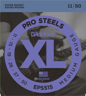 EPS515 i gruppen Strngar / Gitarrstrngar / D'Addario / Electric Guitar / XL-ProSteels Round Wound hos Crafton Musik AB (370351157050)