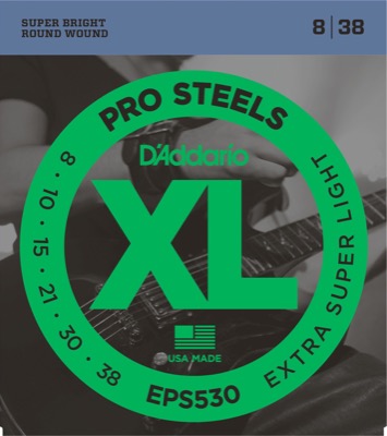 EPS530 i gruppen Strngar / Gitarrstrngar / D'Addario / Electric Guitar / XL-ProSteels Round Wound hos Crafton Musik AB (370351307050)