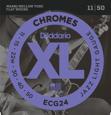 ECG24 i gruppen Strngar / Gitarrstrngar / D'Addario / Electric Guitar / Chromes Flat Wound hos Crafton Musik AB (370354807050)