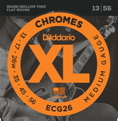 ECG26 i gruppen Strngar / Gitarrstrngar / D'Addario / Electric Guitar / Chromes Flat Wound hos Crafton Musik AB (370356807050)