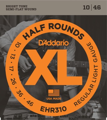 EHR310 i gruppen Strngar / Gitarrstrngar / D'Addario / Electric Guitar / Half Round hos Crafton Musik AB (370361007050)