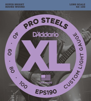 EPS190 i gruppen Strngar / Basstrngar / D'Addario / ProSteels Round Wound hos Crafton Musik AB (370405957050)