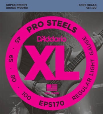 EPS170 i gruppen Strngar / Basstrngar / D'Addario / ProSteels Round Wound hos Crafton Musik AB (370406107050)