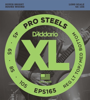 EPS165 i gruppen Strngar / Basstrngar / D'Addario / ProSteels Round Wound hos Crafton Musik AB (370406257050)