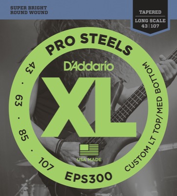 EPS300 i gruppen Strngar / Basstrngar / D'Addario / ProSteels Round Wound hos Crafton Musik AB (370406707050)