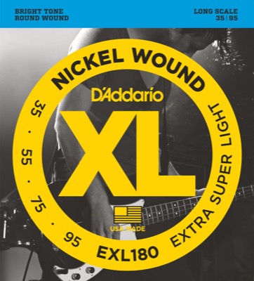 EXL180 i gruppen Strngar / Basstrngar / D'Addario / EXL Nickel Round Wound hos Crafton Musik AB (370408007050)