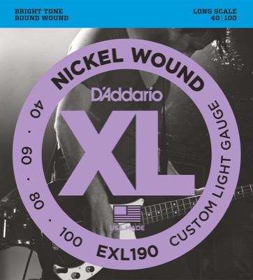 EXL190 i gruppen Strngar / Basstrngar / D'Addario / EXL Nickel Round Wound hos Crafton Musik AB (370408507050)