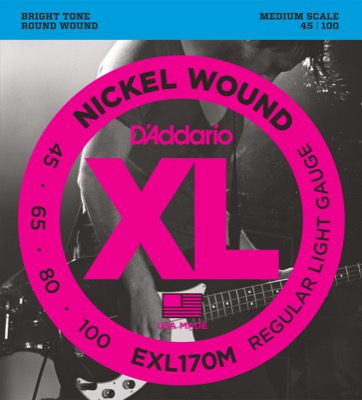 EXL170M i gruppen Strngar / Basstrngar / D'Addario / EXL Nickel Round Wound hos Crafton Musik AB (370411807050)