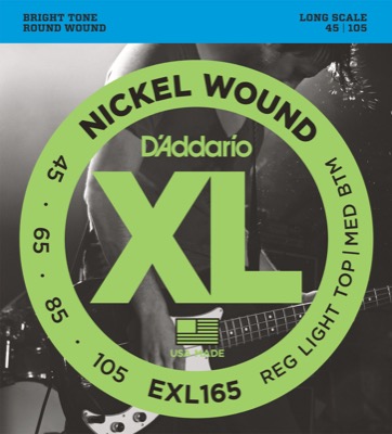 EXL165 i gruppen Strngar / Basstrngar / D'Addario / EXL Nickel Round Wound hos Crafton Musik AB (370415807050)