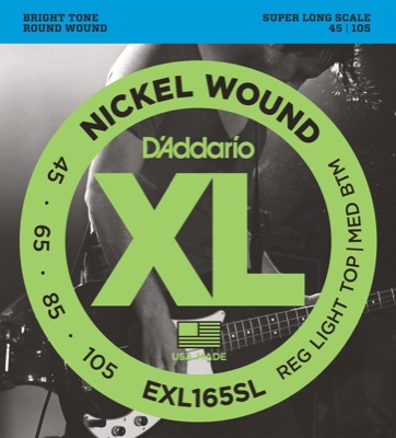 EXL165SL i gruppen Strngar / Basstrngar / D'Addario / EXL Nickel Round Wound hos Crafton Musik AB (370415907050)