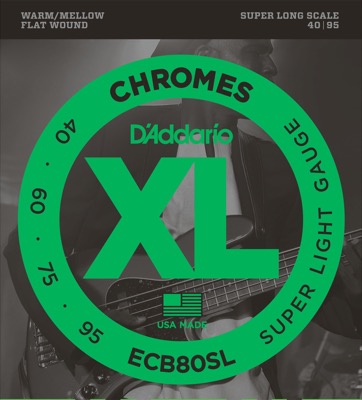 ECB80SL i gruppen Strngar / Basstrngar / D'Addario / Chromes Flat Wound hos Crafton Musik AB (370460957050)