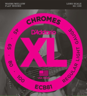 ECB81 i gruppen Strngar / Basstrngar / D'Addario / Chromes Flat Wound hos Crafton Musik AB (370461007050)