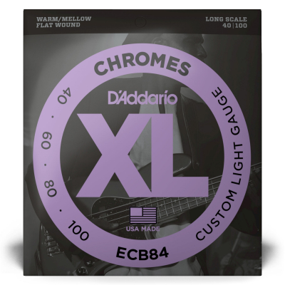 ECB84 i gruppen Strängar / ELBAS / D'Addario / Chromes Flat Wound hos Crafton Musik AB (370464007050)