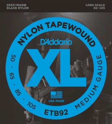 ETB92 i gruppen Strngar / Basstrngar / D'Addario / XL Nylon Tapewound hos Crafton Musik AB (370493107050)