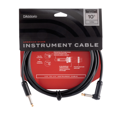 PW-AMSGRA-10 i gruppen Kablar / D'Addario Accessories / Instrument Cables / American Stage Series hos Crafton Musik AB (370700517050)