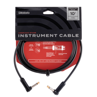 PW-AMSGRR-10 i gruppen Kablar / D'Addario Accessories / Instrument Cables / American Stage Series hos Crafton Musik AB (370700537050)