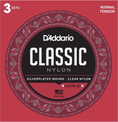 EJ27N-3D i gruppen Strngar / Gitarrstrngar / D'Addario / Classic Guitar / Multipack hos Crafton Musik AB (370961277050)