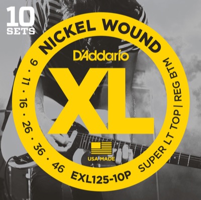 EXL125-10P i gruppen Strngar / Gitarrstrngar / D'Addario / Electric Guitar / Multipack hos Crafton Musik AB (370964257050)