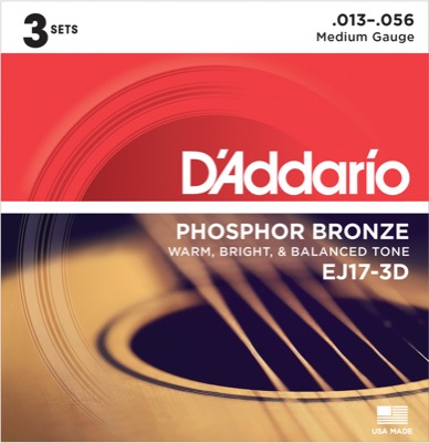 EJ17-3D i gruppen Strngar / Gitarrstrngar / D'Addario / Acoustic Guitar / Multipack hos Crafton Musik AB (370965657050)