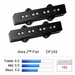 DP249BK i gruppen Pickups / Elbas / DiMarzio / All hos Crafton Musik AB (376284117650)